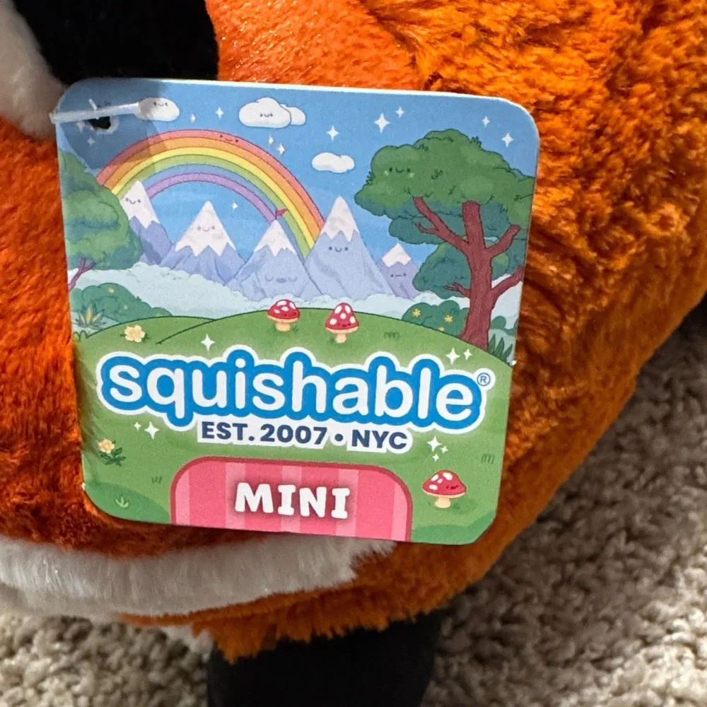 Squishable Mini Fox Plush - Orange & White Cute Stuffed Animal